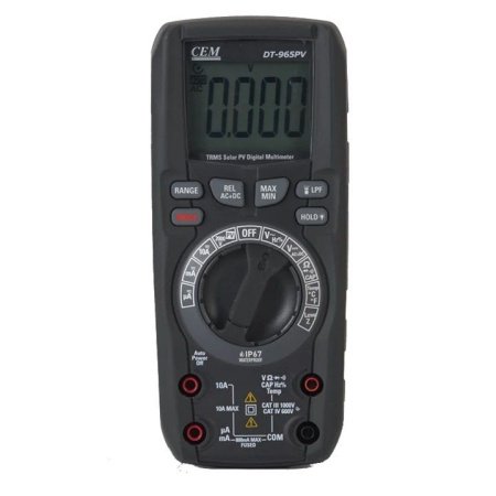 Мультиметр цифровой TRMS с функцией проверки солнечных батарей CEM DT-965PV купить по низкой цене | МАКСПРОФИТ