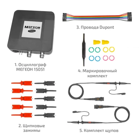 USB-осциллограф МЕГЕОН 15051 купить по низкой цене | МАКСПРОФИТ