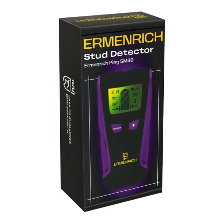 Детектор проводки Ermenrich Ping SM30, фиолетовый купить по низкой цене | МАКСПРОФИТ