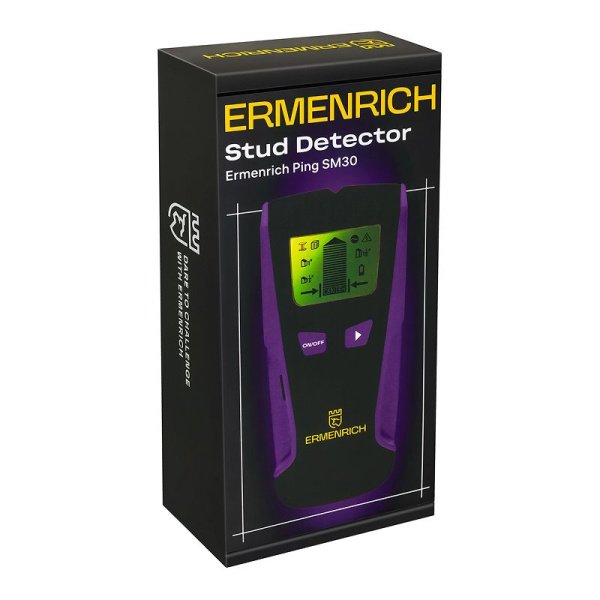 Детектор проводки Ermenrich Ping SM30, фиолетовый купить по низкой цене | МАКСПРОФИТ