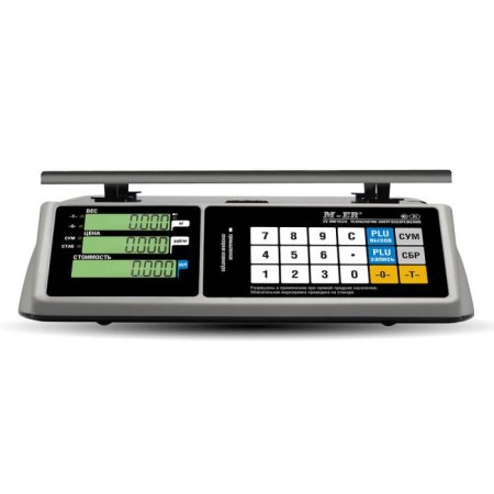 Торговые настольные весы M-ER 328 AC-6.1 "TOUCH-M" LCD RS232 и USB с поверкой купить по низкой цене | МАКСПРОФИТ
