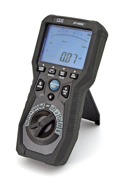 CEM DT-6505 Измеритель сопротивления изоляции Микроомметр высокого разрешения с мультиметром True RMS купить по низкой цене | МАКСПРОФИТ