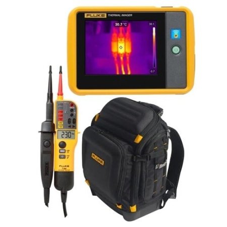 Комплект Fluke PTI120/T150/BP - тепловизор Fluke PTi120, электрический тестер Fluke T150 и рюкзак Backpack30 купить по низкой цене | МАКСПРОФИТ