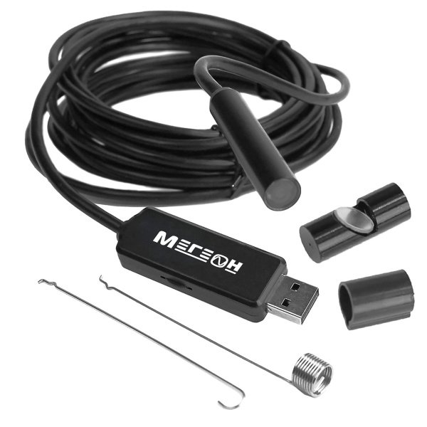 Видеоскоп-Эндоскоп USB 5м МЕГЕОН 33050 купить по низкой цене | МАКСПРОФИТ