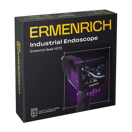 Видеоэндоскоп Ermenrich Seek VE70, фиолетовый купить по низкой цене | МАКСПРОФИТ